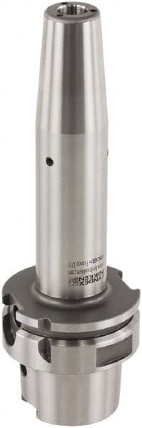Lyndex - 3/8" Hole Diam, HSK63A Taper Shank Shrink Fit Tool Holder & Adapter - 6.3" Projection, 0.95" Nose Diam, Through Coolant - Exact Tooling