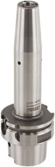 Lyndex - 1/2" Hole Diam, HSK63A Taper Shank Shrink Fit Tool Holder & Adapter - 6.3" Projection, 0.95" Nose Diam, Through Coolant - Exact Tooling