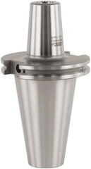 Lyndex - 0.1181" Hole Diam, CAT50 Taper Shank Shrink Fit Tool Holder & Adapter - 3.145" Projection, 0.3937" Nose Diam, Through Coolant - Exact Tooling