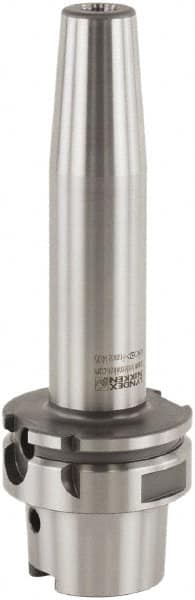 Lyndex - 0.9843" Hole Diam, HSK63A Taper Shank Shrink Fit Tool Holder & Adapter - 6.2992" Projection, 1.7323" Nose Diam, Through Coolant - Exact Tooling