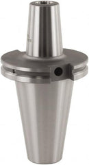 Lyndex - 3/8" Hole Diam, CAT50 Taper Shank Shrink Fit Tool Holder & Adapter - 3.15" Projection, 0.94" Nose Diam, Through Coolant - Exact Tooling
