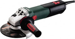 Metabo - 6" Wheel Diam, 2,000 to 7,600 RPM, Corded Angle & Disc Grinder - 5/8-11 Spindle, 13.5 Amps - Exact Tooling