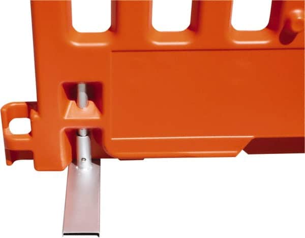 VizCon - 72" High x 6' Long x 38" Wide Barrier Leg Kit - Bright Finish, Silver, Use with 57000 - Exact Tooling