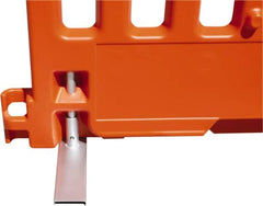 VizCon - 72" High x 6' Long x 38" Wide Barrier Leg Kit - Bright Finish, Silver, Use with 57000 - Exact Tooling