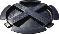 VizCon - 1" High x 8" Long x 8" Wide Barrier Fill Cap - Uncoated, Black, Use with 45032-O, 45032-W - Exact Tooling