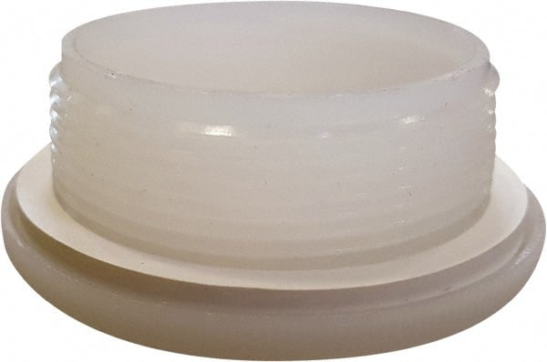 VizCon - 2" High x 2" Long x 2" Wide Barrier Drain Plug - Uncoated, White, Use with 45032-O, 45032-W - Exact Tooling