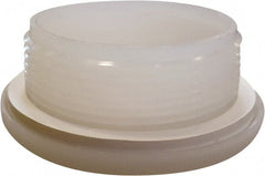 VizCon - 2" High x 2" Long x 2" Wide Barrier Drain Plug - Uncoated, White, Use with 45032-O, 45032-W - Exact Tooling