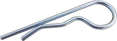 VizCon - 4" High x 4" Long x 2" Wide Barrier Keeper Pin - Galvanized Finish, Silver, Use with 45032-WWF-CP - Exact Tooling