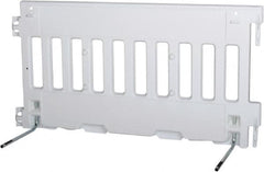 VizCon - 38" High x 6' Max Width Barrier - Polyethylene, White - Exact Tooling
