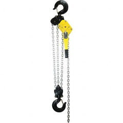OZ Lifting Products - 18,000 Lb Capacity, 10' Lift Height, Chain Lever Hoist with Overload Protection - Exact Tooling