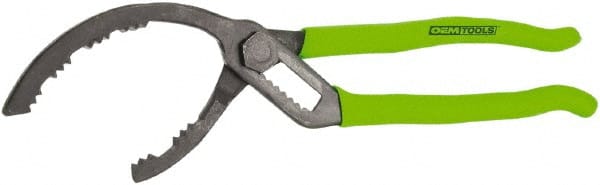 OEM Tools - 2-13/32 to 5" Diam Adjustable Oil Filter Plier - 5" Long - Exact Tooling