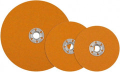 WALTER Surface Technologies - 7" Diam 5/8-11 Threaded Hole 120 Grit Fiber Disc - Aluminum Oxide, 8,600 Max RPM - Exact Tooling