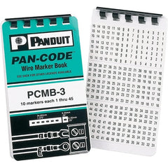 Panduit - Wire Marker Books & Pens Wire Marker Type: Book Ink Color: Black - Exact Tooling