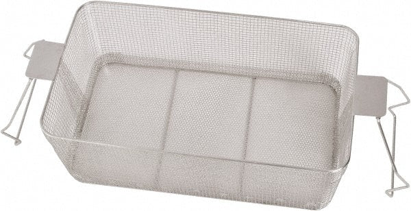 CREST ULTRASONIC - Stainless Steel Parts Washer Basket - 5.177" High, Use with Parts Washers - Exact Tooling