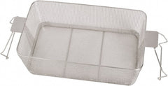 CREST ULTRASONIC - Stainless Steel Parts Washer Basket - 5.177" High, Use with Parts Washers - Exact Tooling