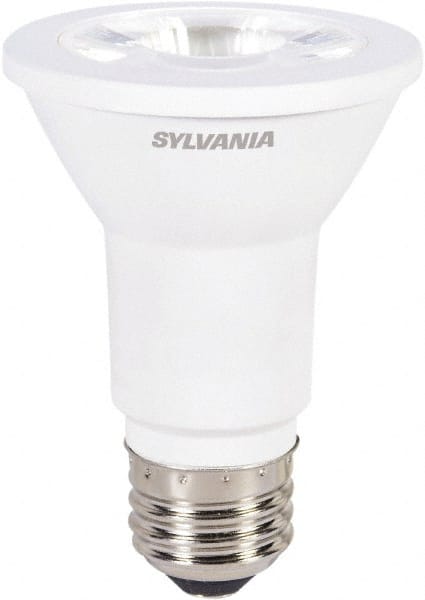 SYLVANIA - 6 Watt LED Flood/Spot Medium Screw Lamp - 3,000°K Color Temp, 425 Lumens, Shatter Resistant, PAR20, 25,000 hr Avg Life - Exact Tooling