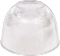 SYLVANIA - 1 Lamp, 0 Watts, LED, High Bay Fixture - 10-13/32" High x 16-3/16" Wide, 120-277 Volt, Aluminum Housing - Exact Tooling