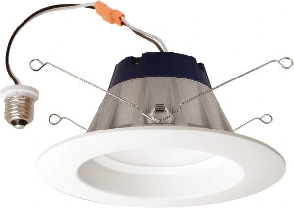 SYLVANIA - 7.3" Long x 4.85" Wide LED Downlight - 9 Watt, IC Rated, Recessed Housing - Exact Tooling