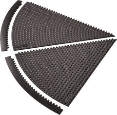 Notrax - 3' Long x 28" Wide x 5/8" Thick, Anti-Fatigue Modular Matting Tiles - 4 Interlocking Sides, Black, For Dry Areas, Series 432 - Exact Tooling