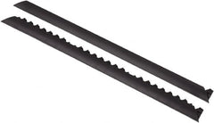 Notrax - 3' Long x 2" Wide x 5/8" Thick, Anti-Fatigue Modular Matting Tiles - Female, 4 Interlocking Sides, Black, For Dry Areas, Series 461 - Exact Tooling