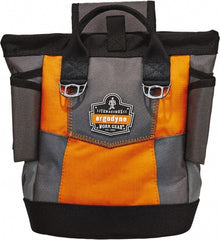 Ergodyne - General Purpose Holster with 1 Pocket - Ballistic Polyester, Orange, 11-1/2" Wide x 10" High x 6" Deep - Exact Tooling