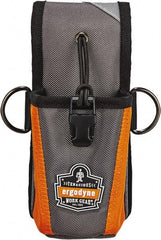 Ergodyne - Radio Holster with 1 Pocket - Ballistic Polyester, Gray - Exact Tooling