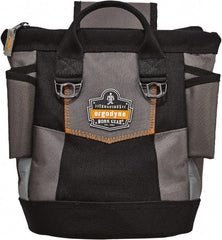 Ergodyne - General Purpose Holster with 10 Pockets - Ballistic Polyester, Gray, 11-1/2" Wide x 13" High x 6" Deep - Exact Tooling