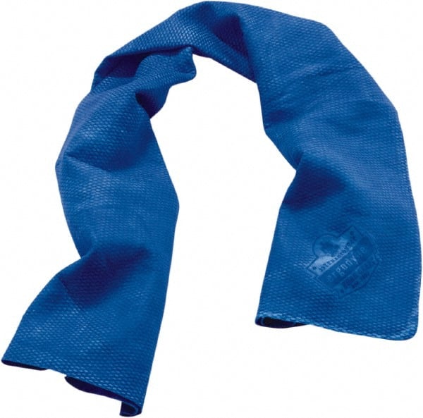 Ergodyne - Size 29-1/2", Cooling Towel - Blue Solid Pattern, PVA - Exact Tooling