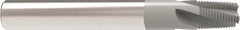 Allied Machine and Engineering - 1 - 11-1/2 NPT, 0.745" Cutting Diam, 5 Flute, Solid Carbide Helical Flute Thread Mill - Internal/External Thread, 1-7/32" LOC, 39mm OAL, 3/4" Shank Diam - Exact Tooling