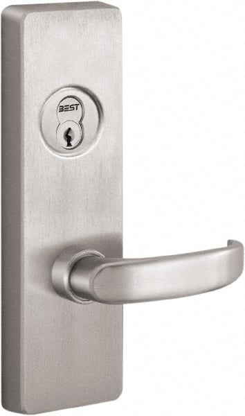 Stanley - Satin Stainless Steel Finish, Steel Lever Trim - Right Hand, For Exit Devices - Exact Tooling