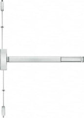 Stanley - Left & Right Hand, Surface Vertical Rod - Satin Stainless Steel Finish, 28 to 36" Door Width, Grade 1 - Exact Tooling