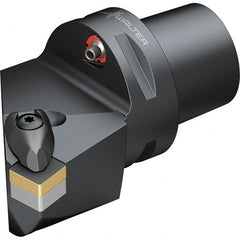 Walter - 0° Lead Angle, Indexable Turning Toolholder - 106.05mm OAL, Series DSKN-CAPTO-AUSSEN - Exact Tooling