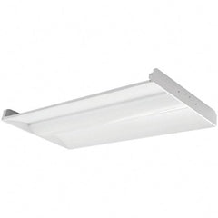 Eiko Global - 1 Lamp, 46 Watts, 5,796 Lumens, 2' x 4', 4,000°K, Electronic Ballast LED Lamp Troffer - 120 to 277 Volt, Dimmable, Plastic Diffuser, Aluminum Troffer - Exact Tooling