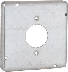 Hubbell-Raco - Electrical Outlet Box Steel Cover - Includes Mounting Hardware - Exact Tooling