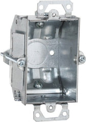 Hubbell-Raco - 1 Gang, (1) 1/2" Knockout, Steel Rectangle Switch Box - 4-7/32" Overall Height x 3" Overall Width x 2-1/4" Overall Depth - Exact Tooling