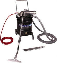 Guardair - 20 Gal Steel Tank, Air Powered Wet/Dry Vacuum - 5 Peak hp, 20' Hose Fitting, Cordless, Cartridge Filter - Exact Tooling