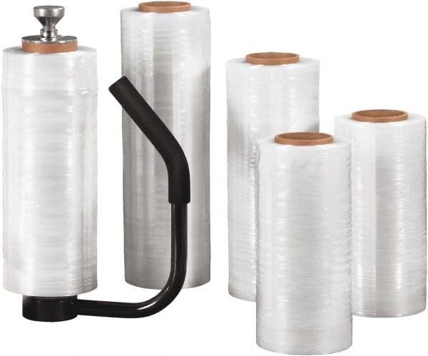 Made in USA - 15" x 1,000' 120 Gauge Clear Cast Hand Stretch Film - Exact Tooling