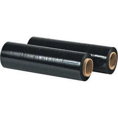 Made in USA - 15" x 1,500' 80 Gauge Black Blown Hand Stretch Film - Exact Tooling