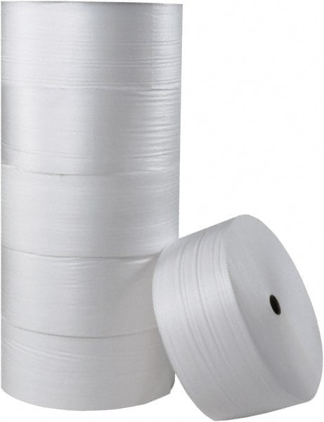 Made in USA - 1,250' Long x 18" Wide x 1/16" Thick, Foam Roll - White - Exact Tooling
