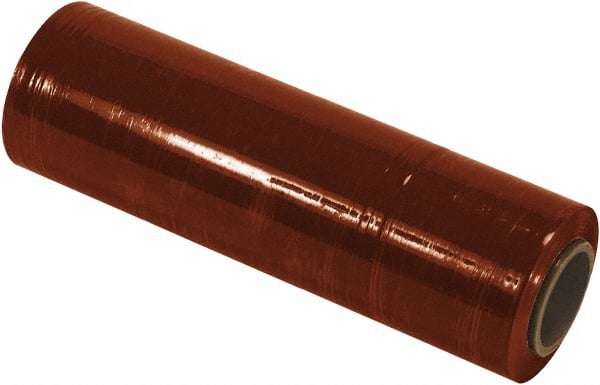 Made in USA - 18" x 1,500' 80 Gauge Red Cast Hand Stretch Film - Exact Tooling