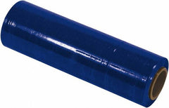 Made in USA - 18" x 1,500' 80 Gauge Blue Cast Hand Stretch Film - Exact Tooling