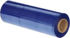Made in USA - 18" x 1,500' 100 Gauge Blue UVI Hand Stretch Film - Exact Tooling