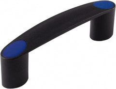 Electro Hardware - 5.2" Between Centers M6 Hole, Polyamide External Pull Handle - 1.14" Handle Width, 1.34" Handle Height, 6.42" OAL, Plastic Finish - Exact Tooling