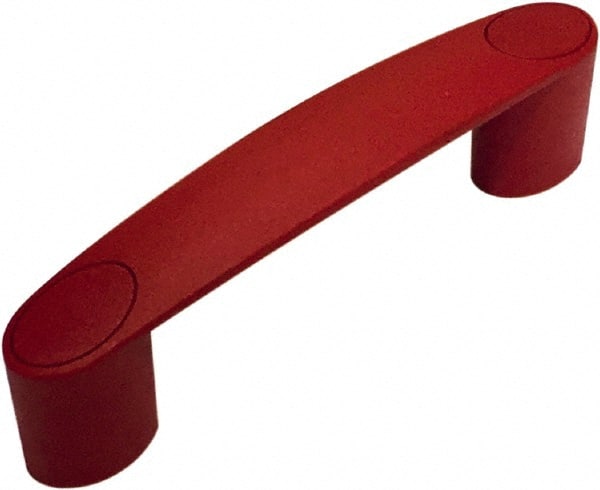 Electro Hardware - 4.29" Between Centers 0.33" Hole, Polyamide External Pull Handle - 0.98" Handle Width, 1.89" Handle Height, 5.75" OAL, Plastic Finish - Exact Tooling