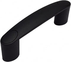 Electro Hardware - 5.2" Between Centers 0.33" Hole, Polyamide External Pull Handle - 1.14" Handle Width, 1.89" Handle Height, 6.42" OAL, Plastic Finish - Exact Tooling