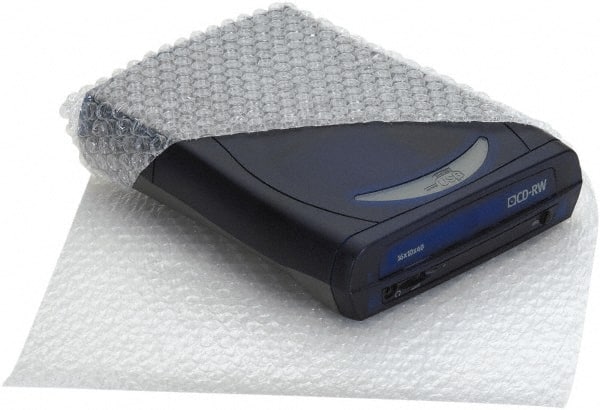 Made in USA - 300' Long x 6" Wide x 3/16" Thick, Bubble Roll - Clear - Exact Tooling