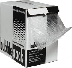 Made in USA - 50' Long x 24" Wide x 1/2" Thick, Bubble Roll - Clear - Exact Tooling