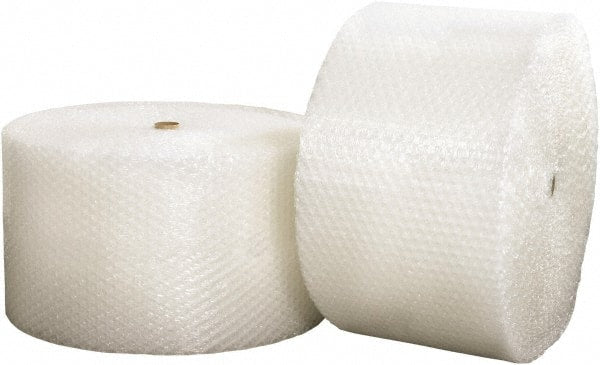 Made in USA - 250' Long x 24" Wide x 1/2" Thick, Bubble Roll - Clear - Exact Tooling