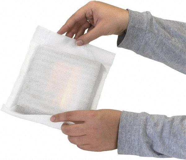 Made in USA - 625' Long x 12" Wide x 1/16" Thick, Polyethylene Foam - White - Exact Tooling