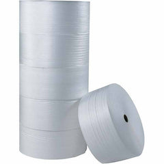 Made in USA - 250' Long x 72" Wide x 1/4" Thick, Foam Roll - White - Exact Tooling